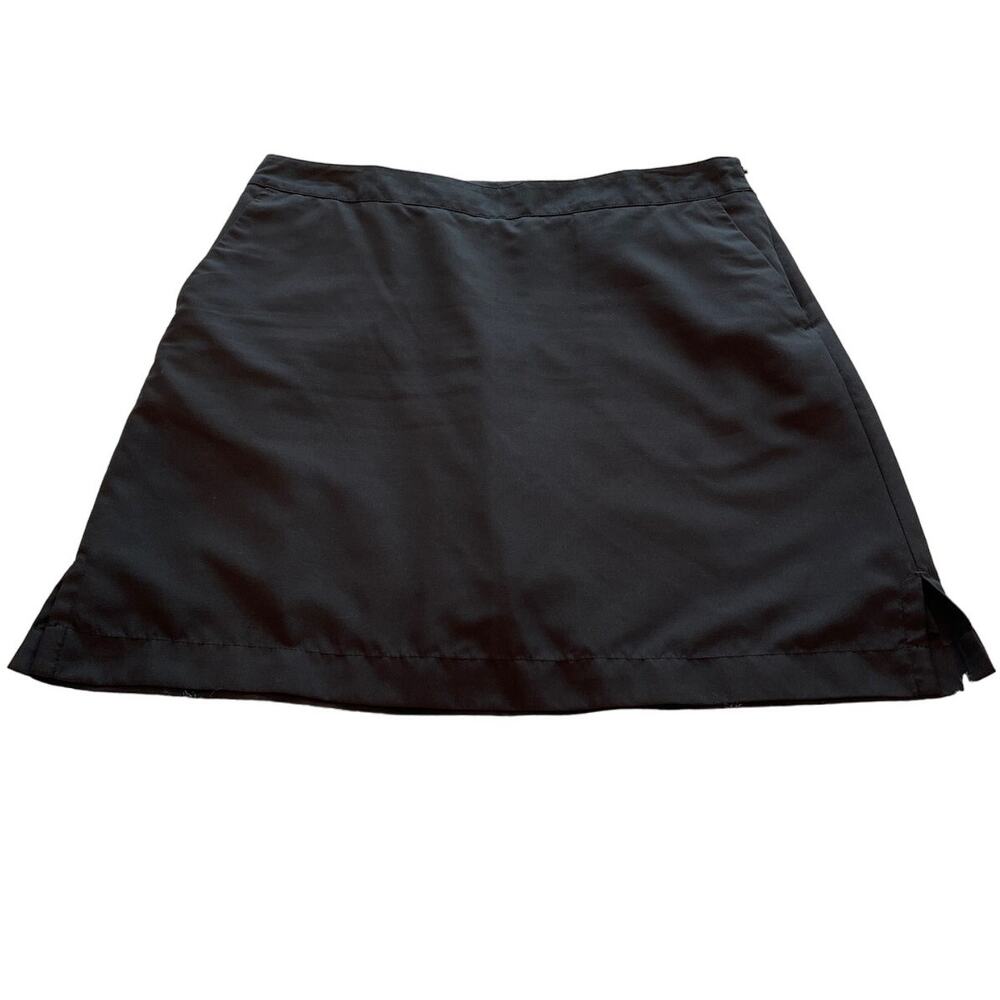 LIZ CLAIBORNE Black Skort Women Sz 10 Slightly Used